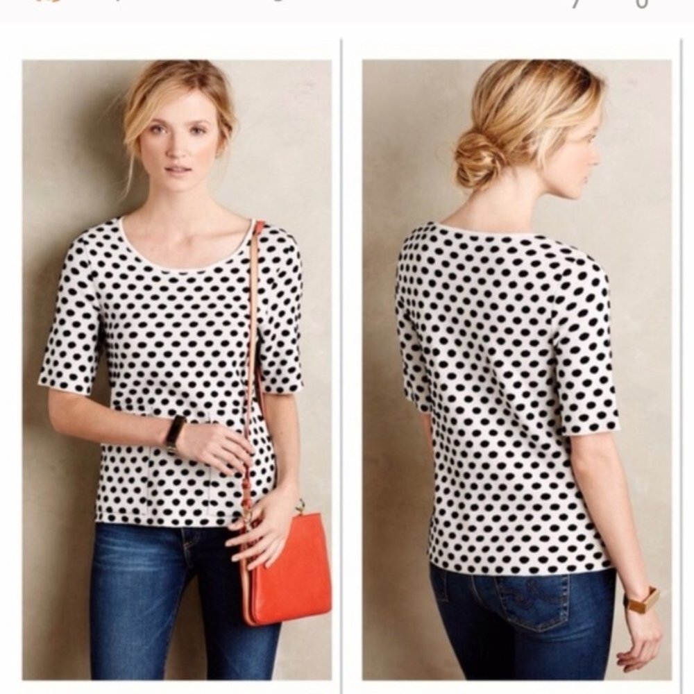 Anthropologie Moth Dottie Sweater Top (179)🦋🔮